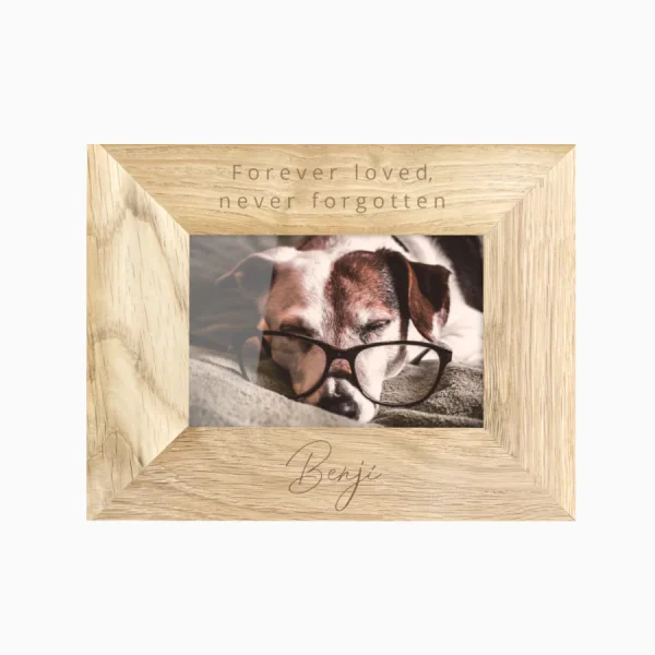 Engraved Pet Picture Frame